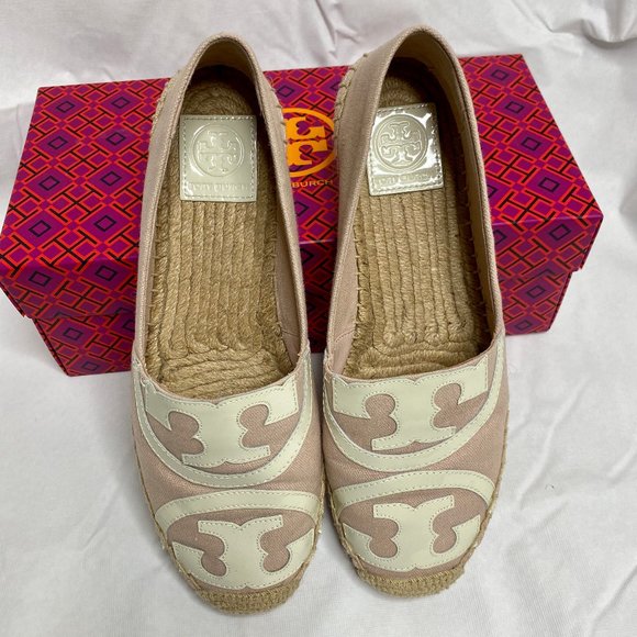 Tory Burch Poppy Espadrille Canvas Patent Leather - Picture 6 of 10